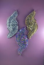 Sparkling Swirl Rhinestone Bunches