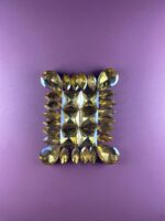 Dazzling Square Rhinestone Brooch - Image 2