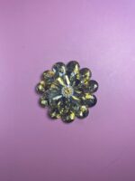 Sparkling Floral Crystal Brooch  - Image 3