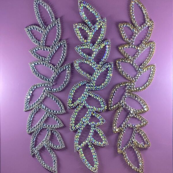 Rhinestone Leaf Bunches