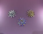 Exquisite flower-shaped brooches