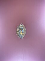 Stunning Crystal Sunburst Brooch - Image 3