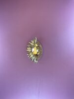 Stunning Crystal Sunburst Brooch - Image 2
