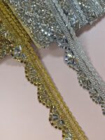 Starburst Beaded Lace Trim