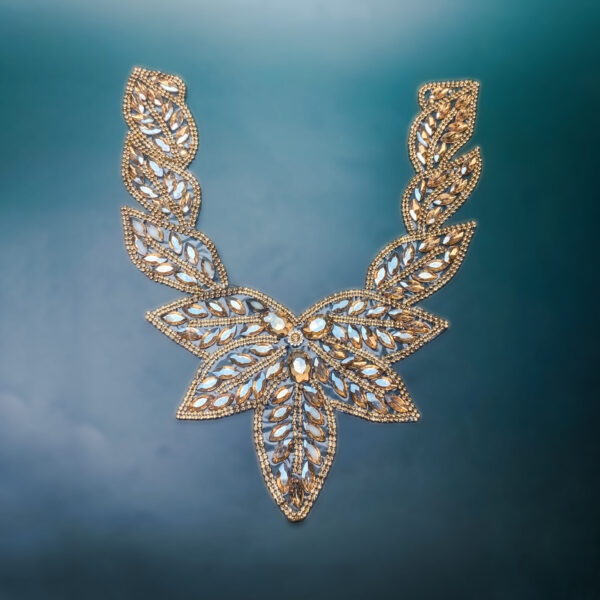 Gala Rhinestone Necklace Applique