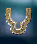 Embroidered Opulent Mirror Gala Neckline - Image 2
