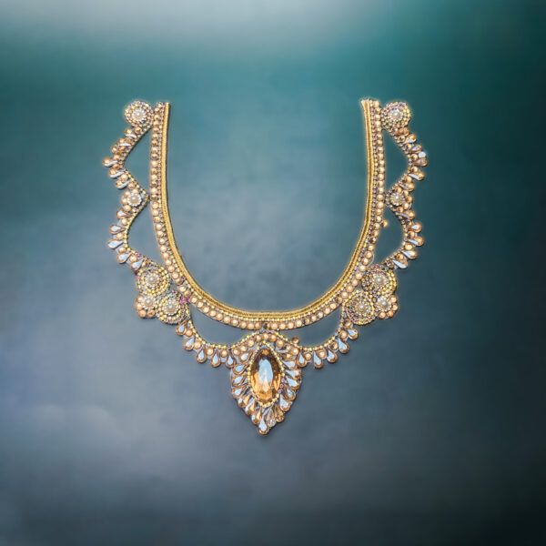 Gala Rhinestone Collar Applique