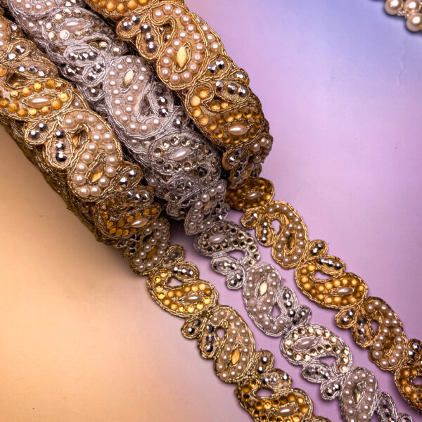 Exquisite Heavy Kundan Lace