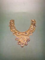 Kids Rhinestone Crystal Neckline