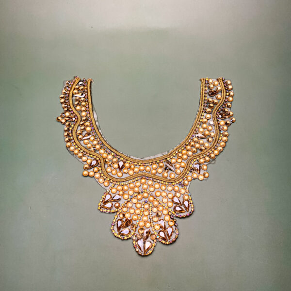 Kids Rhinestone Crystal Neckline