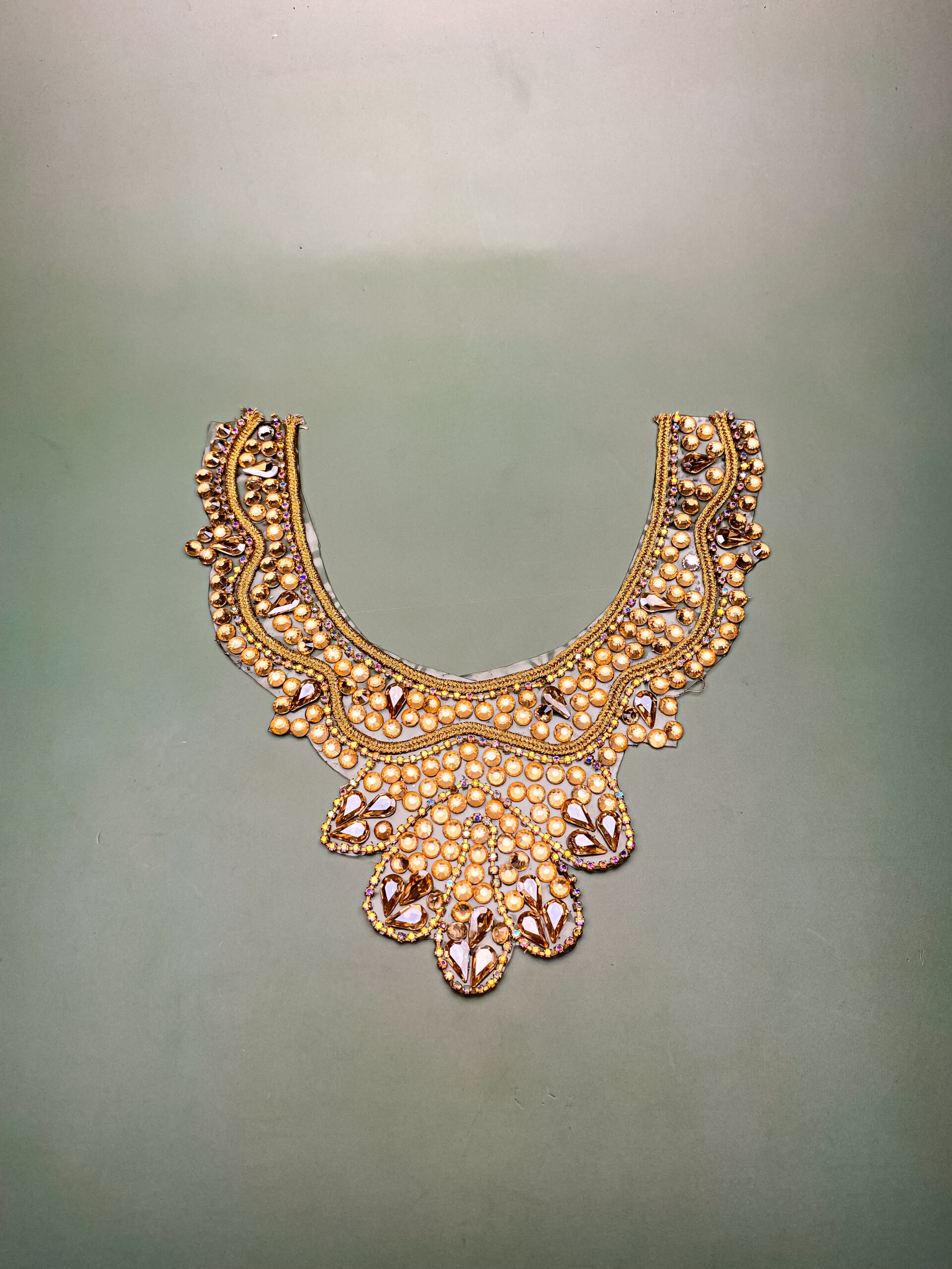 IMG_2378 Kids Rhinestone Crystal Neckline - Image 1