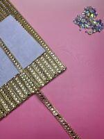 Golden Prism Beaded Lace Trim - Image 3