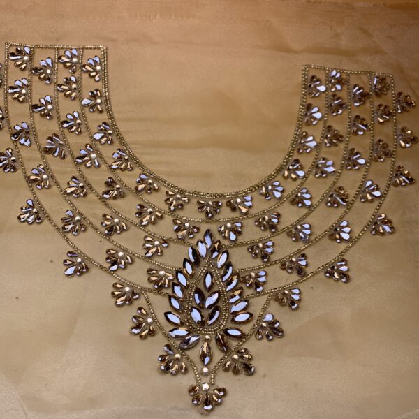 Regal Crystal Blossom Gala Neckline