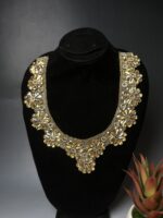 Radiant Iridescent Floral Crystal Neckline Gala - Image 3