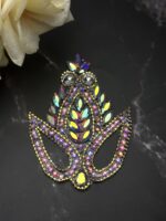 Majestic Iridescent Floral Crystal Bunch