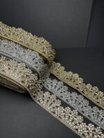 Rhinestone Beaded Lace Trim