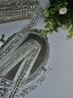 Diamond Cut Stone Trim Lace - Image 3