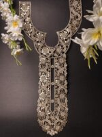 Elegant Pearl & Bead Embroidered Designer Gala - Image 3