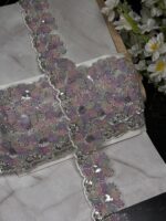 Exquisite  Floral Embroidered Lace - Image 3